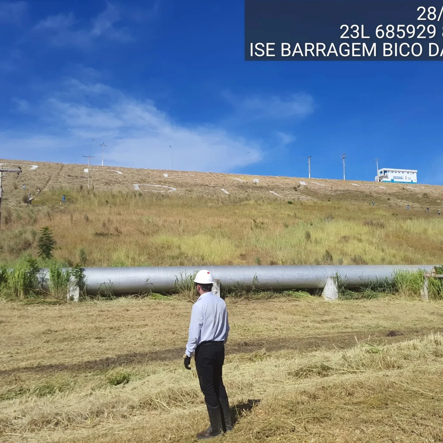 Registro técnico em barragem