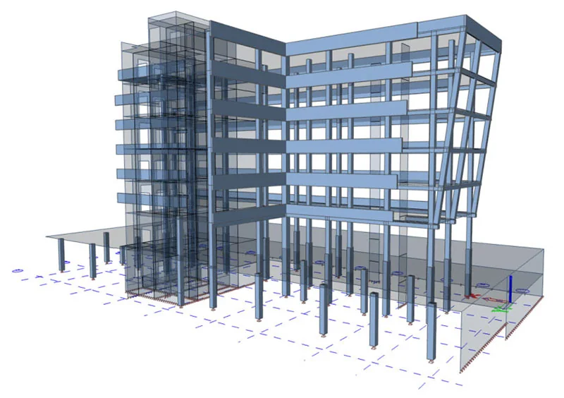 Modelo BIM estrutural